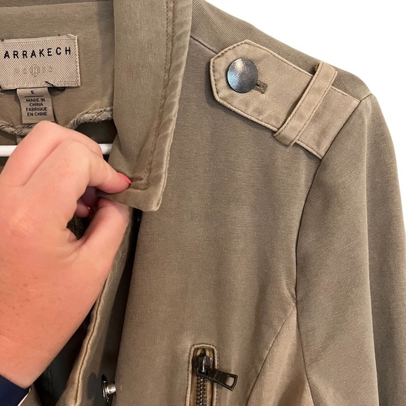 Marrakech Taupe Blazer Jacket Size Small - Picture 5 of 11